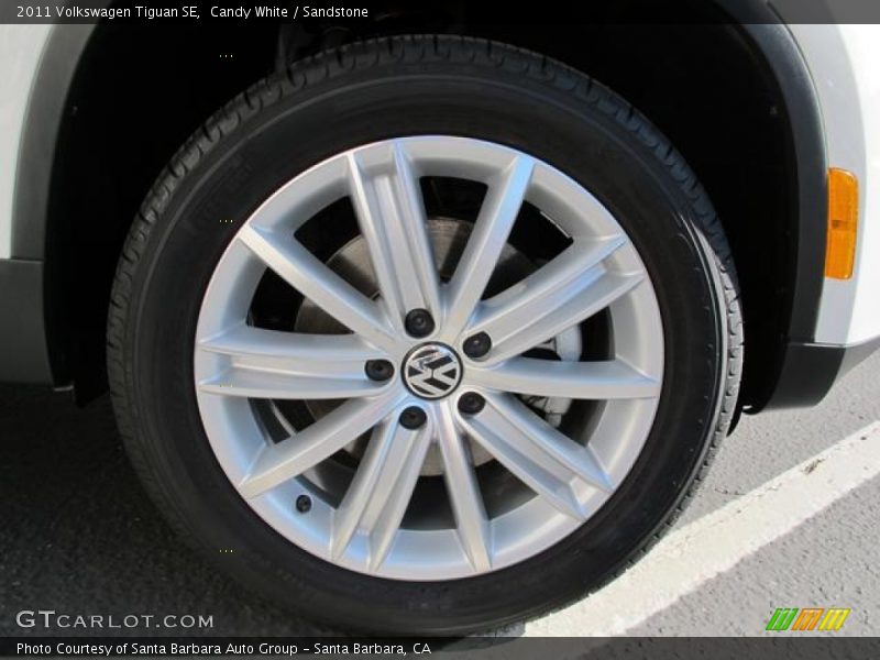 Candy White / Sandstone 2011 Volkswagen Tiguan SE