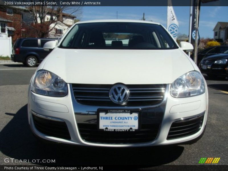 Candy White / Anthracite 2009 Volkswagen Jetta S Sedan