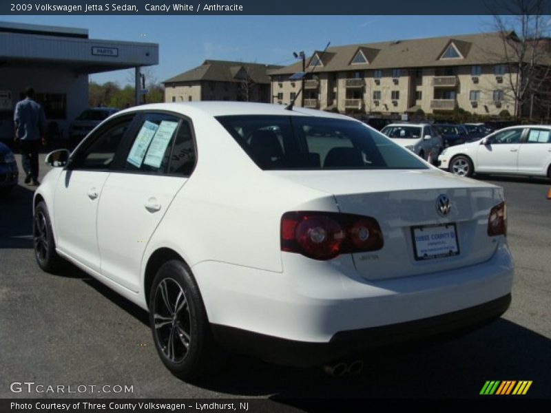 Candy White / Anthracite 2009 Volkswagen Jetta S Sedan