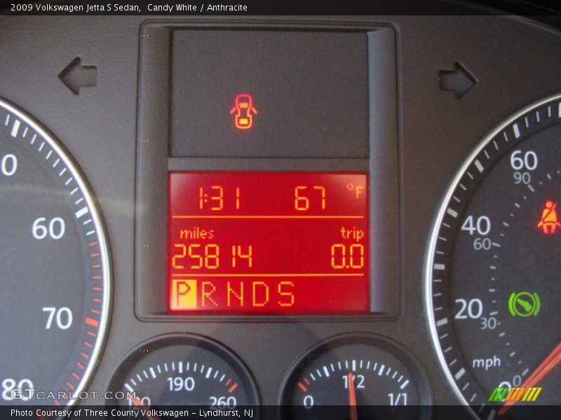 Candy White / Anthracite 2009 Volkswagen Jetta S Sedan