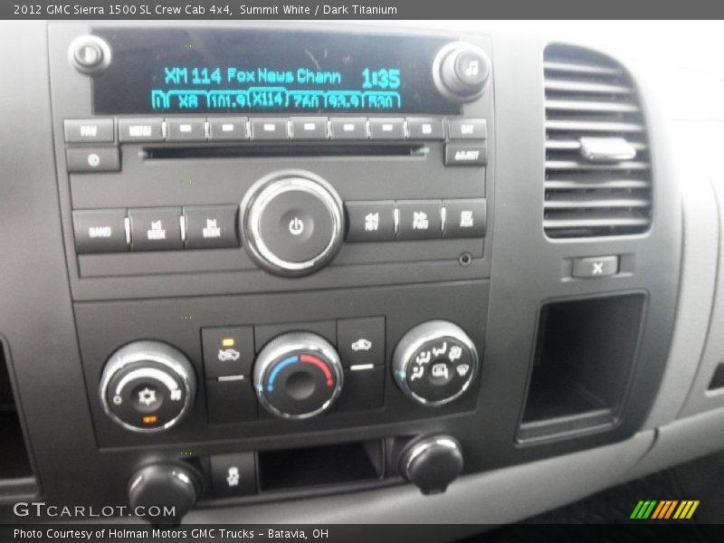 Summit White / Dark Titanium 2012 GMC Sierra 1500 SL Crew Cab 4x4