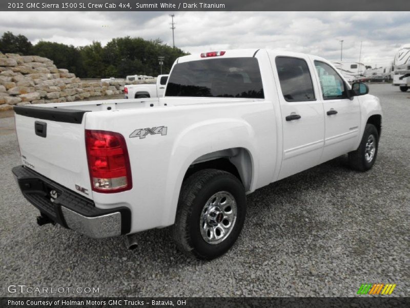 Summit White / Dark Titanium 2012 GMC Sierra 1500 SL Crew Cab 4x4