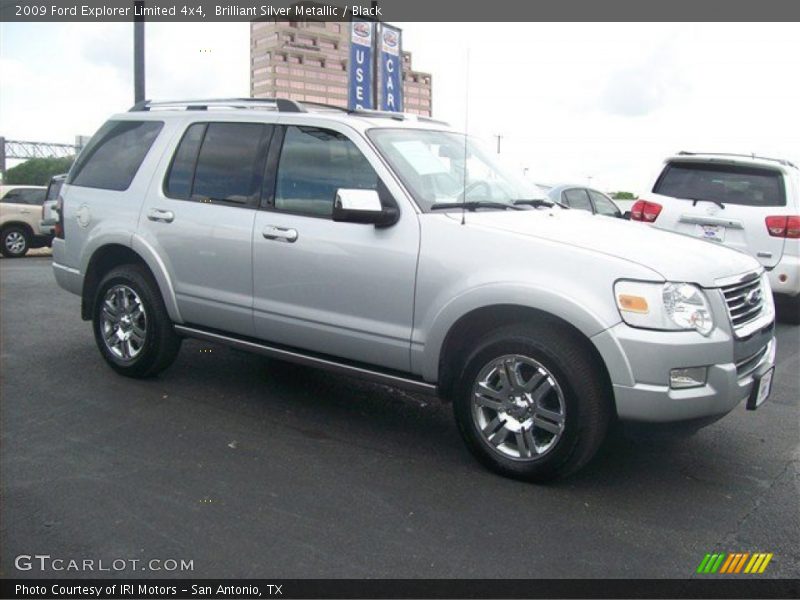 Brilliant Silver Metallic / Black 2009 Ford Explorer Limited 4x4