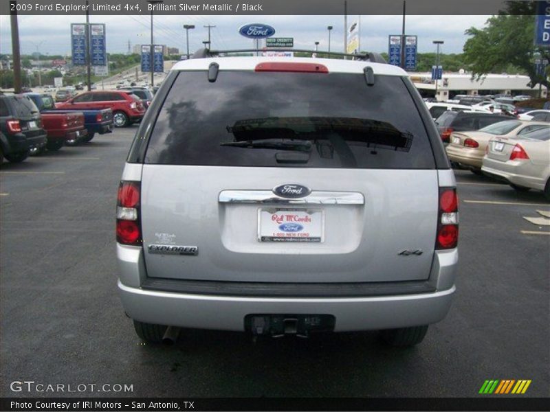 Brilliant Silver Metallic / Black 2009 Ford Explorer Limited 4x4