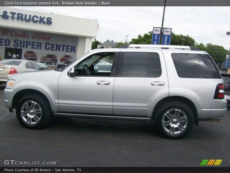 Brilliant Silver Metallic / Black 2009 Ford Explorer Limited 4x4