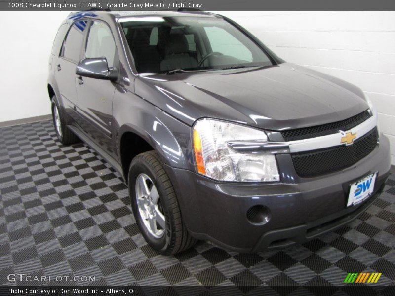 Granite Gray Metallic / Light Gray 2008 Chevrolet Equinox LT AWD