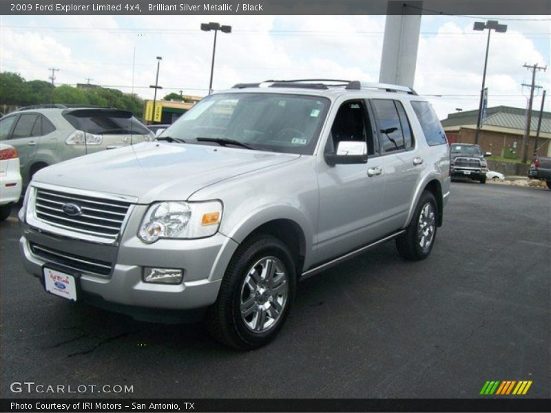 Brilliant Silver Metallic / Black 2009 Ford Explorer Limited 4x4