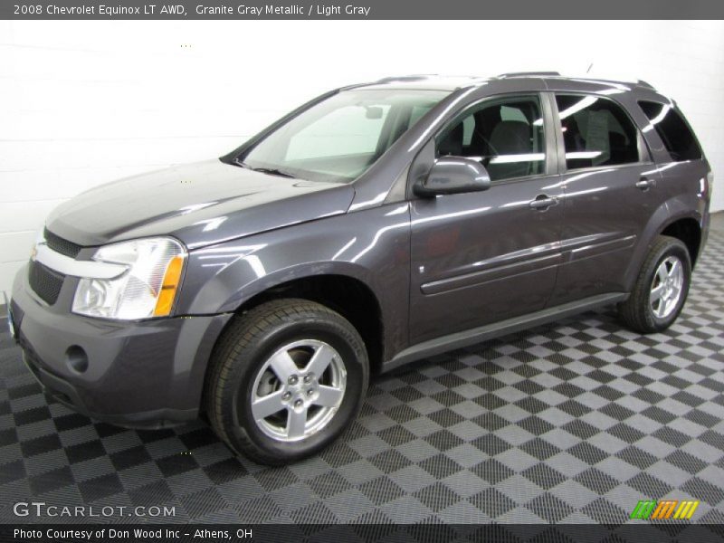 Granite Gray Metallic / Light Gray 2008 Chevrolet Equinox LT AWD