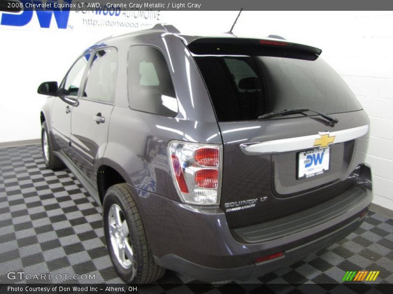 Granite Gray Metallic / Light Gray 2008 Chevrolet Equinox LT AWD