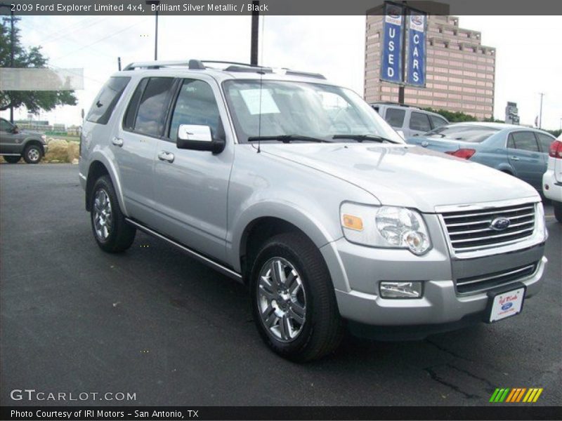 Brilliant Silver Metallic / Black 2009 Ford Explorer Limited 4x4
