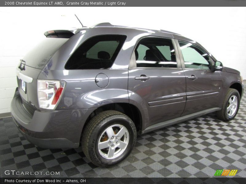 Granite Gray Metallic / Light Gray 2008 Chevrolet Equinox LT AWD