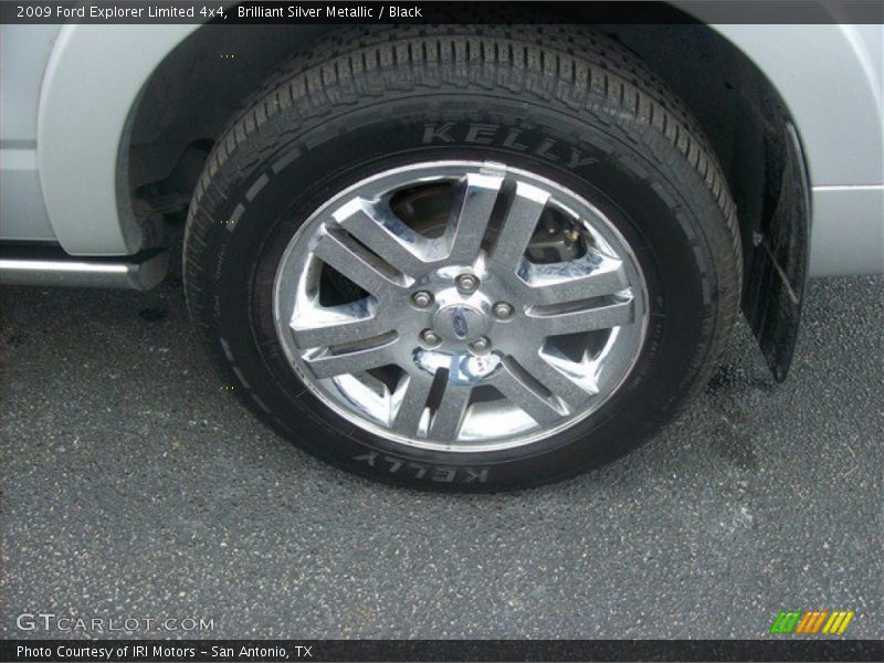 Brilliant Silver Metallic / Black 2009 Ford Explorer Limited 4x4