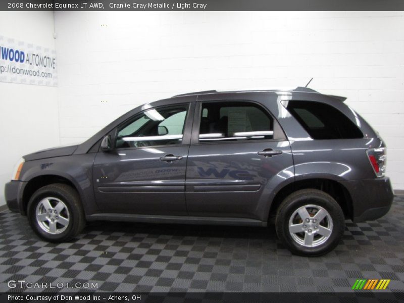 Granite Gray Metallic / Light Gray 2008 Chevrolet Equinox LT AWD