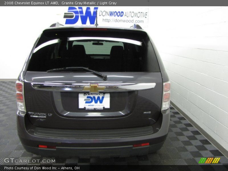 Granite Gray Metallic / Light Gray 2008 Chevrolet Equinox LT AWD