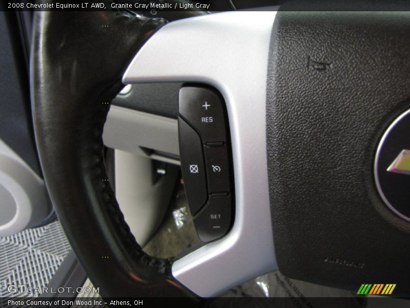Granite Gray Metallic / Light Gray 2008 Chevrolet Equinox LT AWD