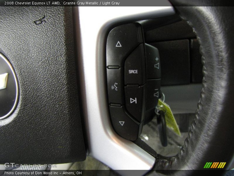 Granite Gray Metallic / Light Gray 2008 Chevrolet Equinox LT AWD