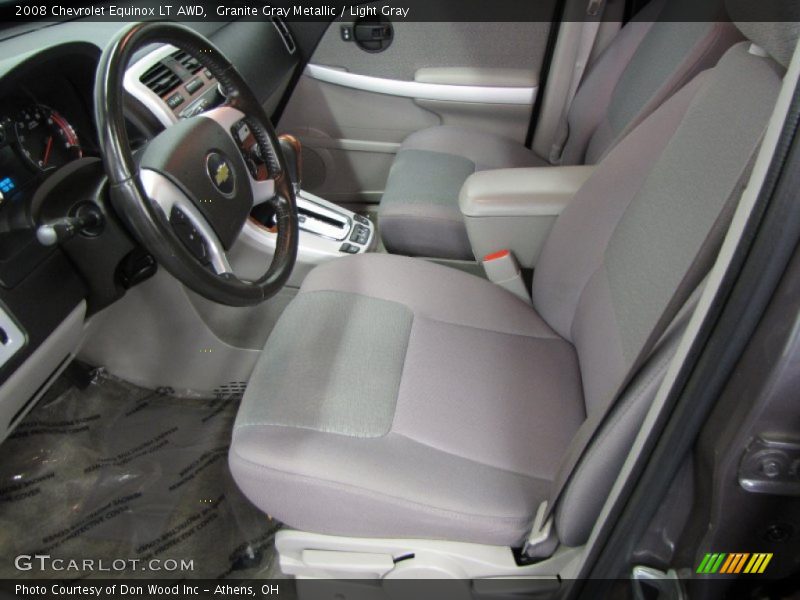 Granite Gray Metallic / Light Gray 2008 Chevrolet Equinox LT AWD