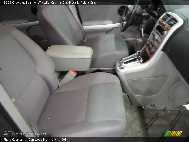 Granite Gray Metallic / Light Gray 2008 Chevrolet Equinox LT AWD