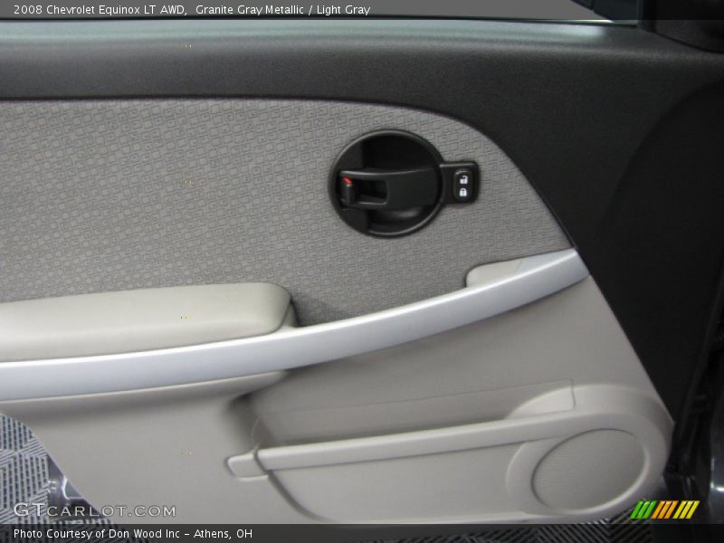 Granite Gray Metallic / Light Gray 2008 Chevrolet Equinox LT AWD