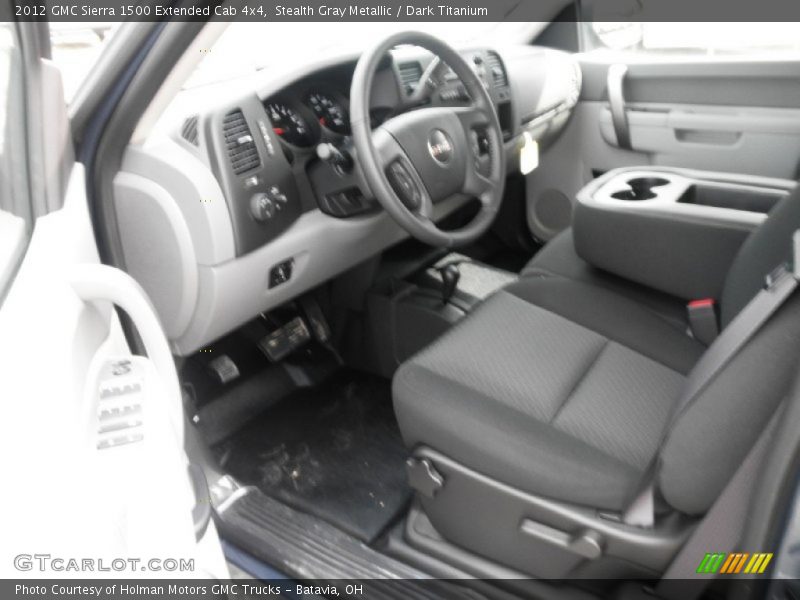 Stealth Gray Metallic / Dark Titanium 2012 GMC Sierra 1500 Extended Cab 4x4