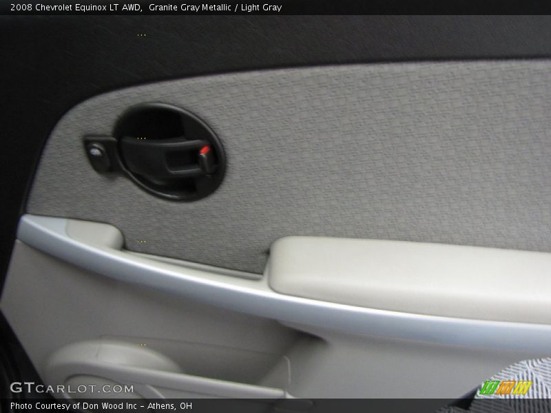 Granite Gray Metallic / Light Gray 2008 Chevrolet Equinox LT AWD