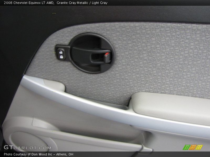 Granite Gray Metallic / Light Gray 2008 Chevrolet Equinox LT AWD