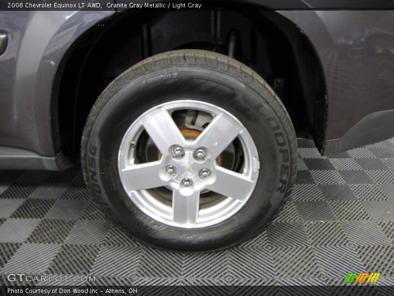 Granite Gray Metallic / Light Gray 2008 Chevrolet Equinox LT AWD