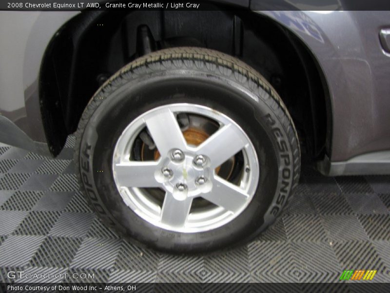 Granite Gray Metallic / Light Gray 2008 Chevrolet Equinox LT AWD