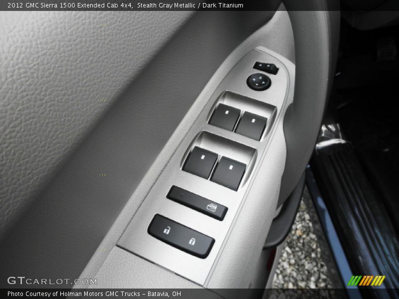 Stealth Gray Metallic / Dark Titanium 2012 GMC Sierra 1500 Extended Cab 4x4