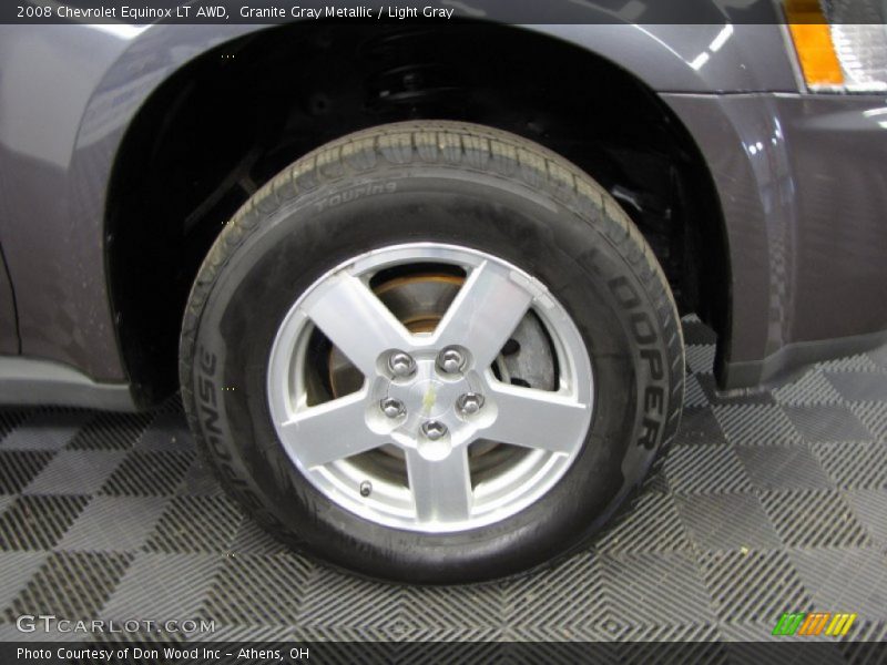 Granite Gray Metallic / Light Gray 2008 Chevrolet Equinox LT AWD