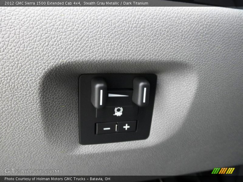 Stealth Gray Metallic / Dark Titanium 2012 GMC Sierra 1500 Extended Cab 4x4