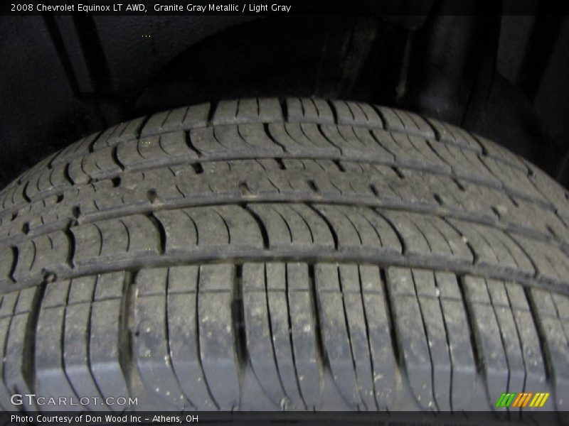 Granite Gray Metallic / Light Gray 2008 Chevrolet Equinox LT AWD