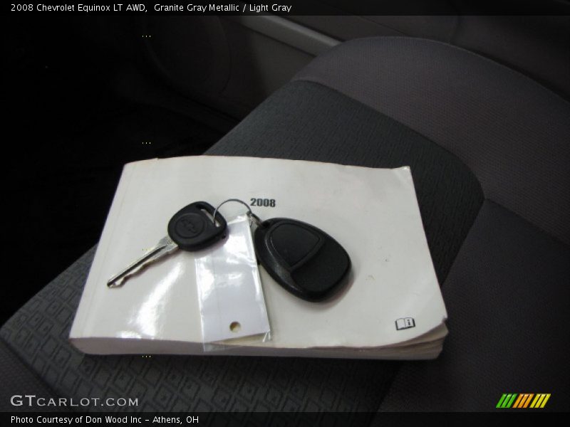 Granite Gray Metallic / Light Gray 2008 Chevrolet Equinox LT AWD