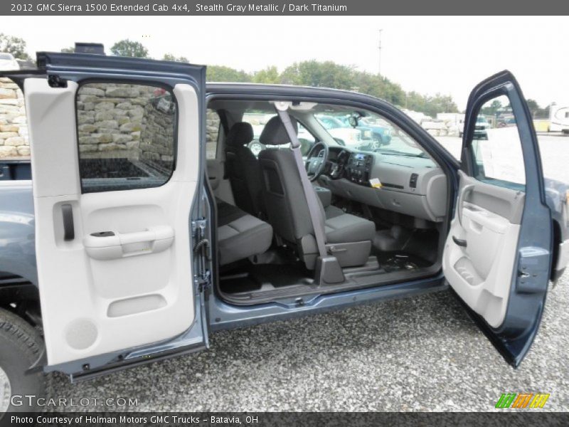 Stealth Gray Metallic / Dark Titanium 2012 GMC Sierra 1500 Extended Cab 4x4