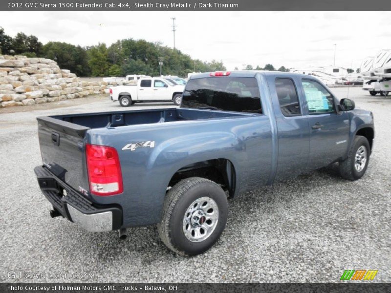 Stealth Gray Metallic / Dark Titanium 2012 GMC Sierra 1500 Extended Cab 4x4