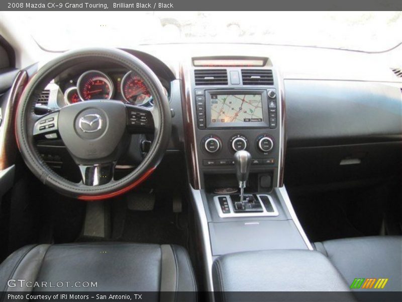 Brilliant Black / Black 2008 Mazda CX-9 Grand Touring