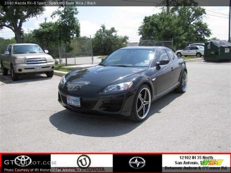 Sparkling Black Mica / Black 2010 Mazda RX-8 Sport