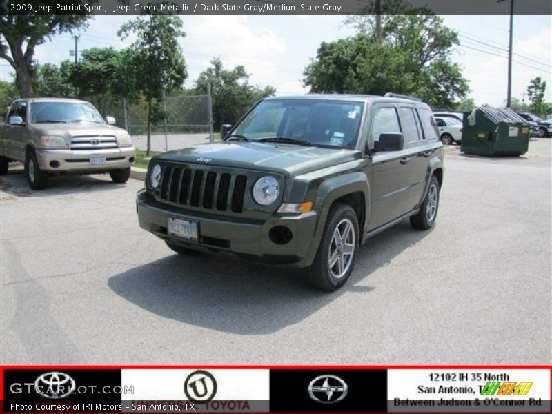 Jeep Green Metallic / Dark Slate Gray/Medium Slate Gray 2009 Jeep Patriot Sport