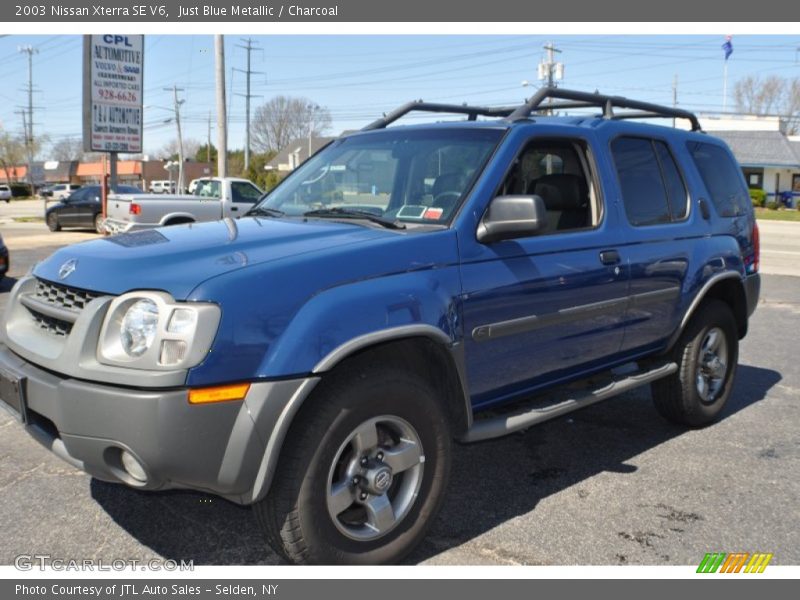 Just Blue Metallic / Charcoal 2003 Nissan Xterra SE V6