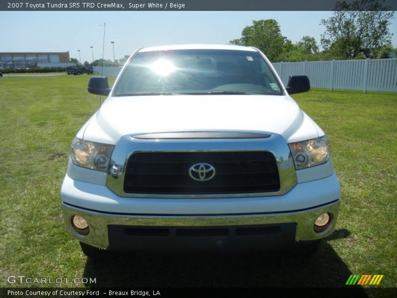 Super White / Beige 2007 Toyota Tundra SR5 TRD CrewMax