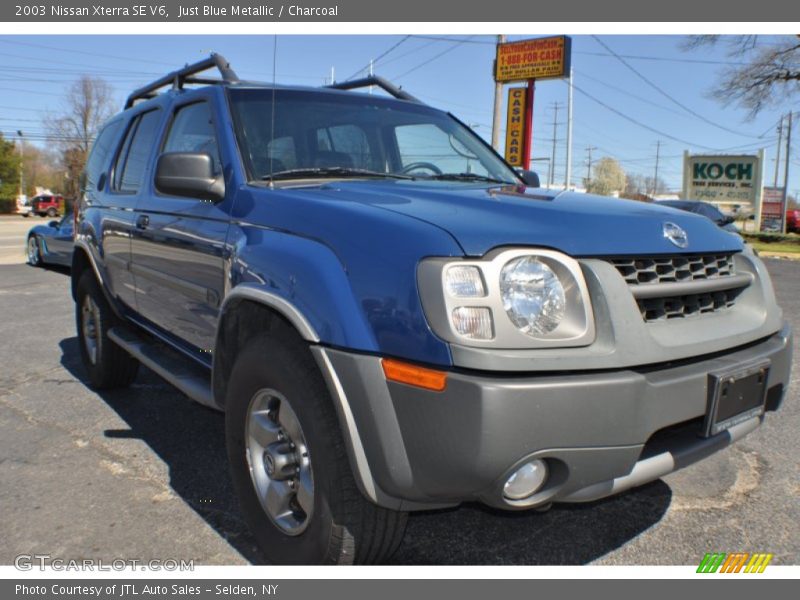 Just Blue Metallic / Charcoal 2003 Nissan Xterra SE V6