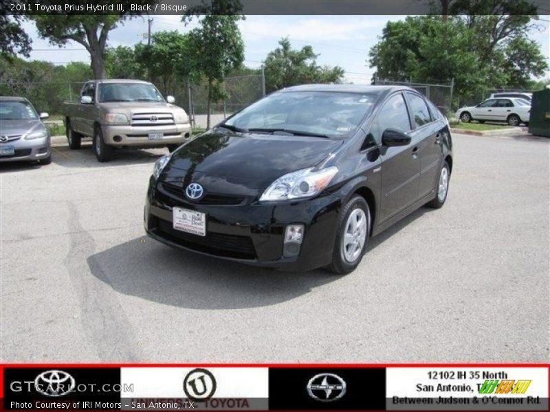 Black / Bisque 2011 Toyota Prius Hybrid III
