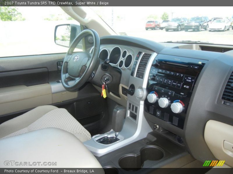 Super White / Beige 2007 Toyota Tundra SR5 TRD CrewMax