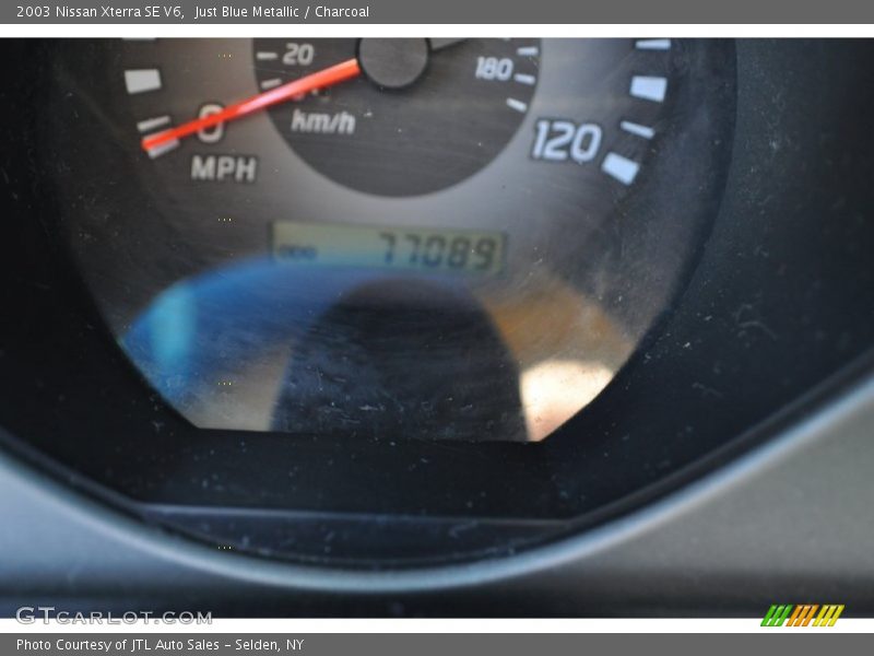 Just Blue Metallic / Charcoal 2003 Nissan Xterra SE V6