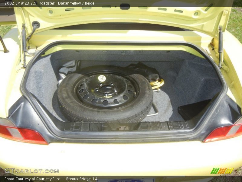  2002 Z3 2.5i Roadster Trunk