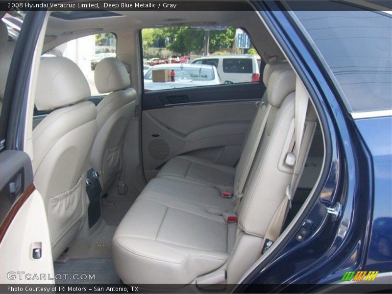 Deep Blue Metallic / Gray 2008 Hyundai Veracruz Limited