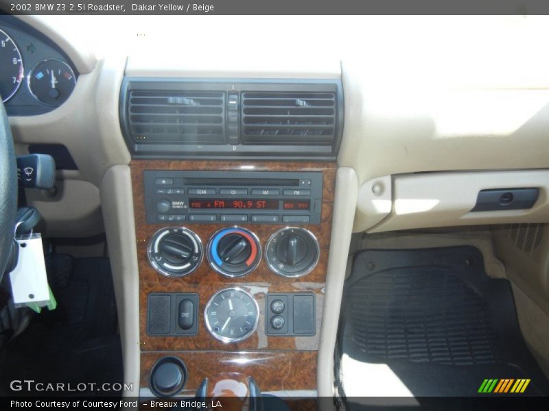 Dakar Yellow / Beige 2002 BMW Z3 2.5i Roadster