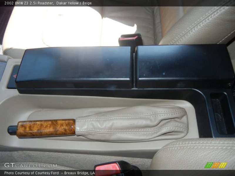 Dakar Yellow / Beige 2002 BMW Z3 2.5i Roadster