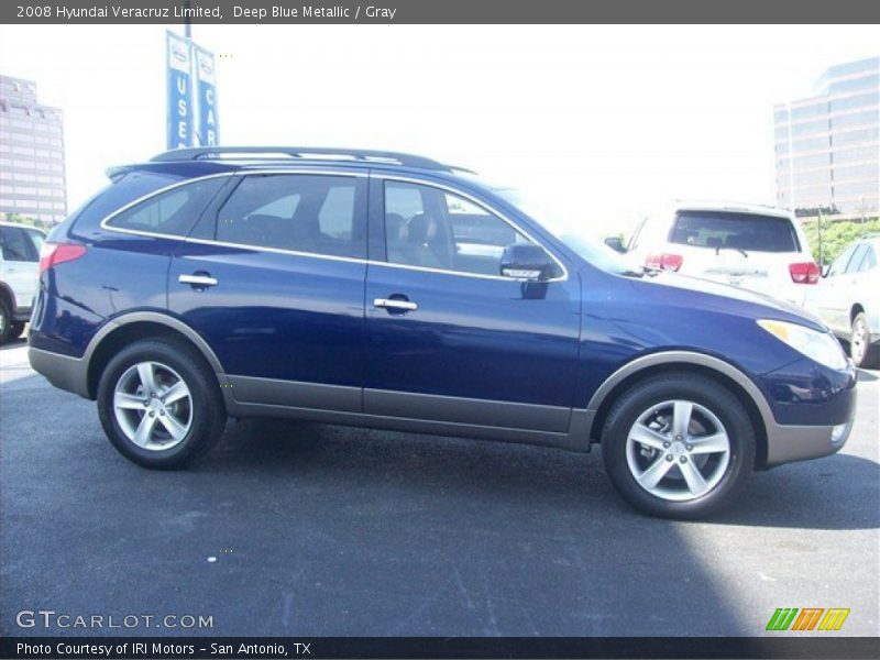 Deep Blue Metallic / Gray 2008 Hyundai Veracruz Limited