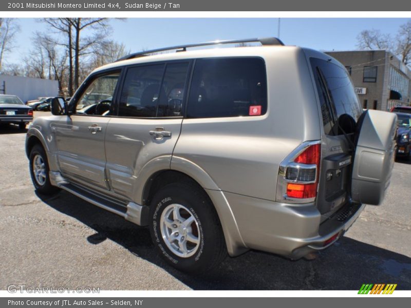 Sudan Beige / Tan 2001 Mitsubishi Montero Limited 4x4